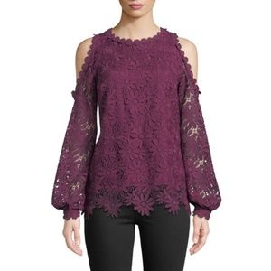 ZAC Zac Posen Josephina Blouse Daisy Lace Top Sz 6